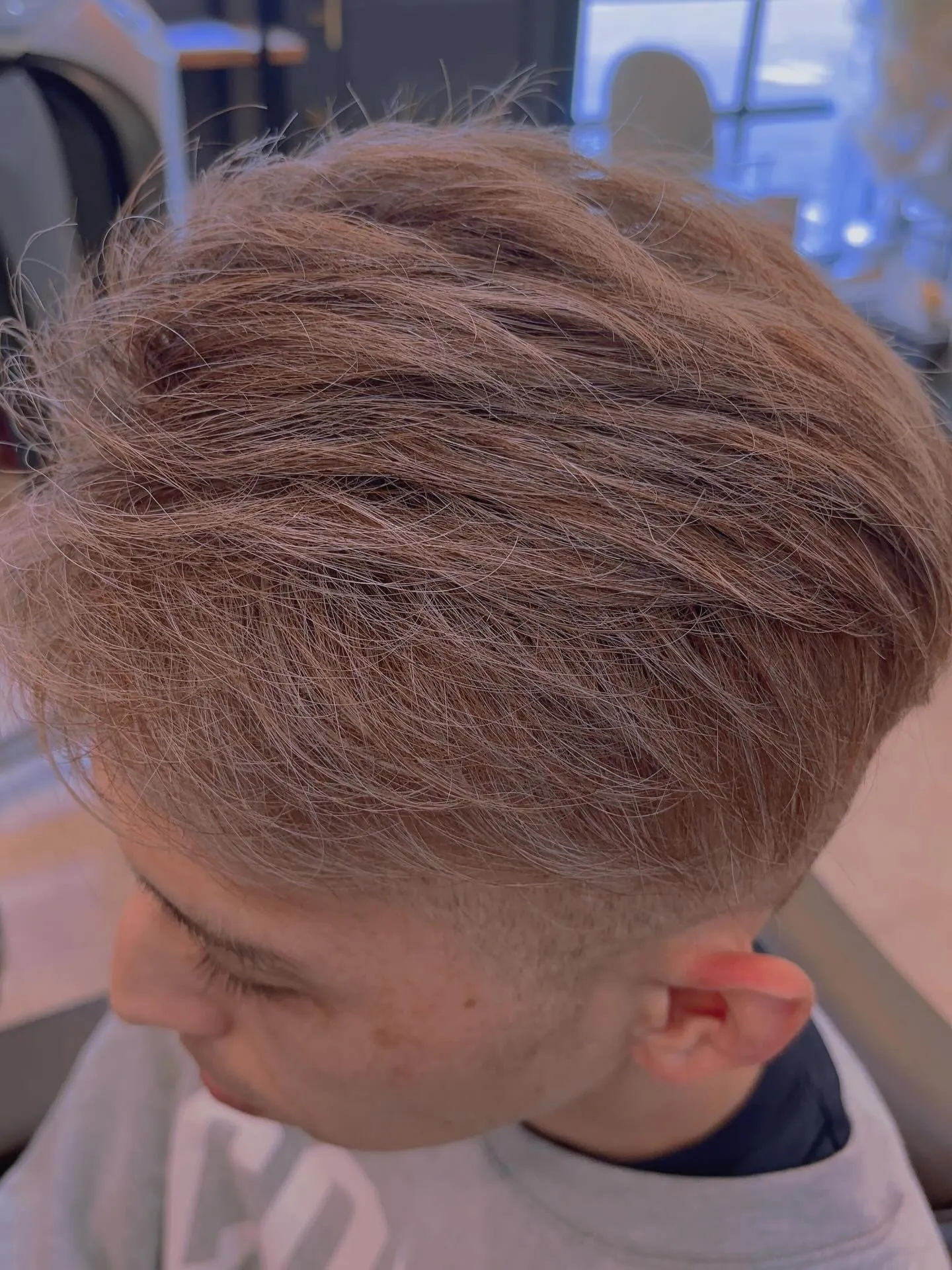 メンズ白髪ぼかしハイライト✂️